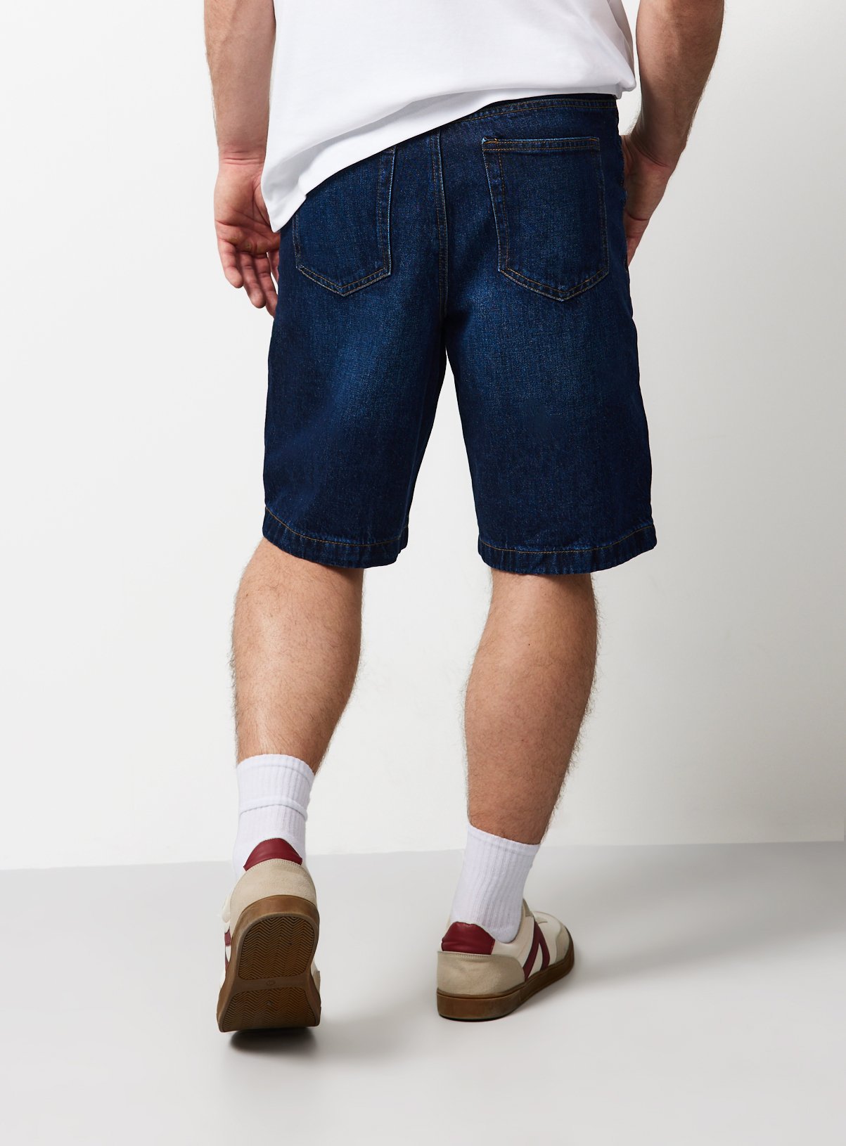 Dark Denim Baggy Shorts 42 - Image 5 thumbnail